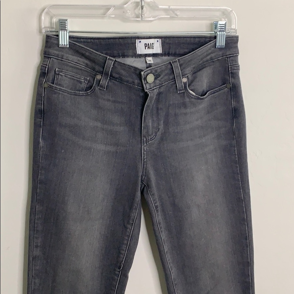 Paige jeans grey wash size 28 straight leg (cc) - Picture 2 of 5